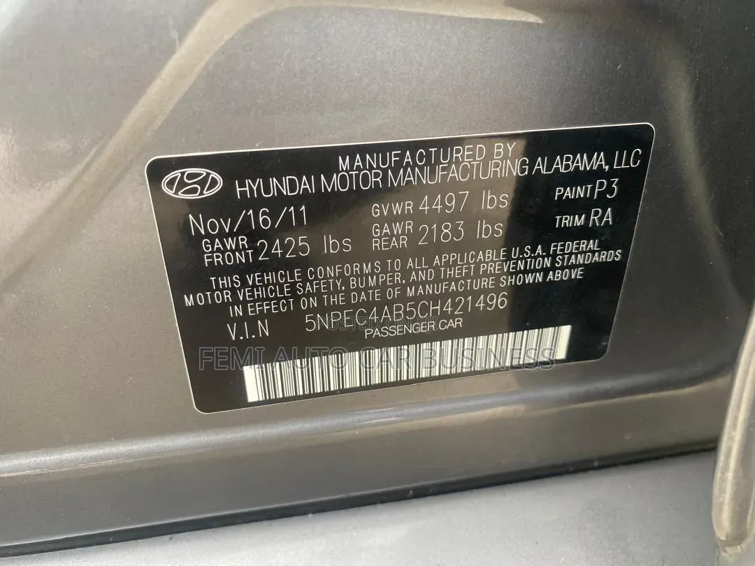 Hyundai Sonata 2011 Gray