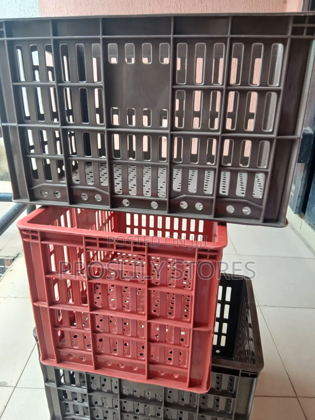 Multipurpose Plastic Rock Crate 50cm X 34cm X30cm