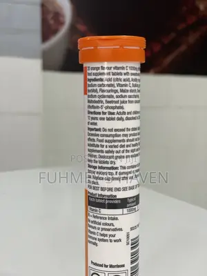 Original Vitamin C 1000mg Effervescent Tablets (20s) - Orange Flavour