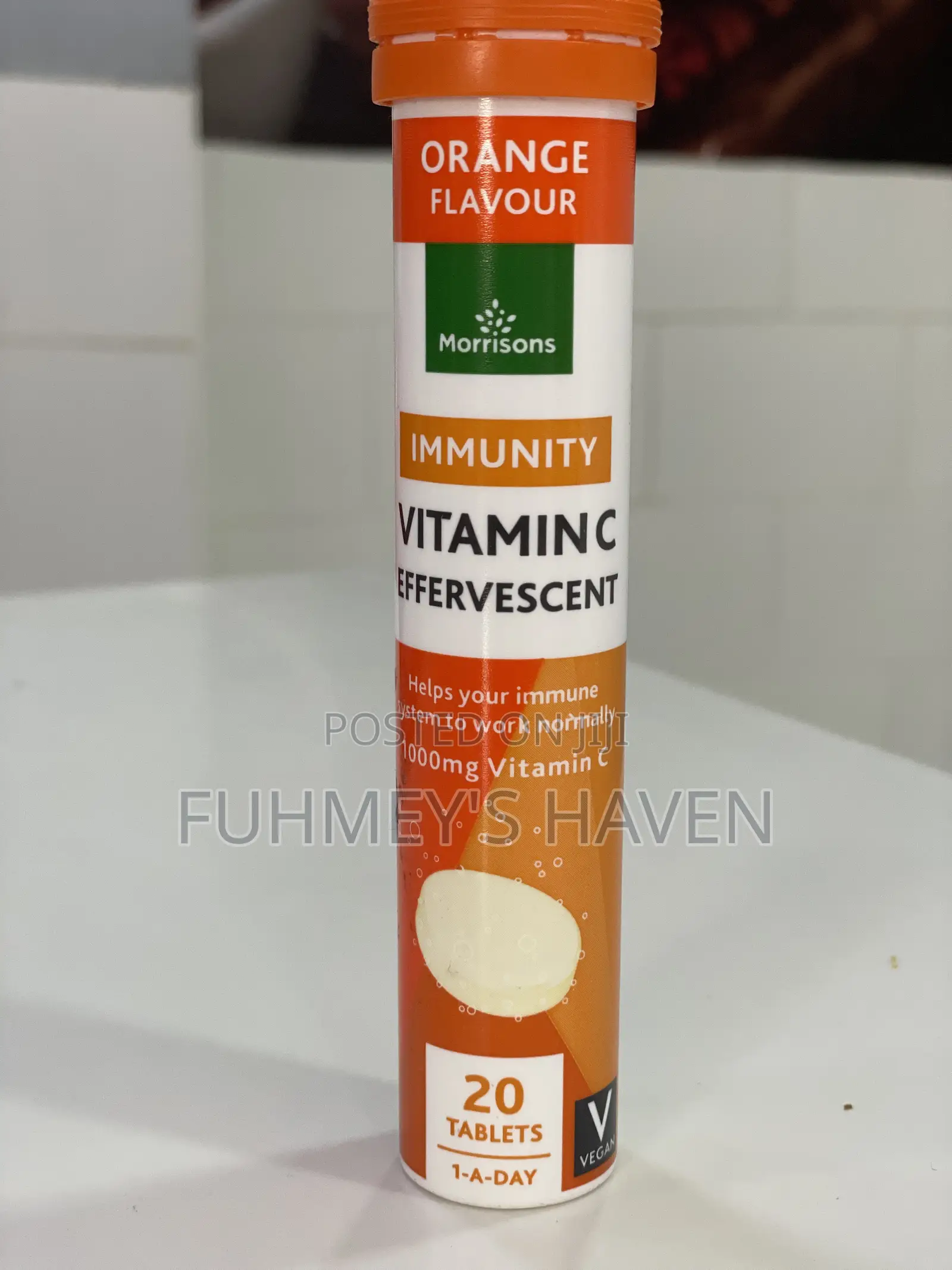 Original Vitamin C 1000mg Effervescent Tablets (20s) - Orange Flavour