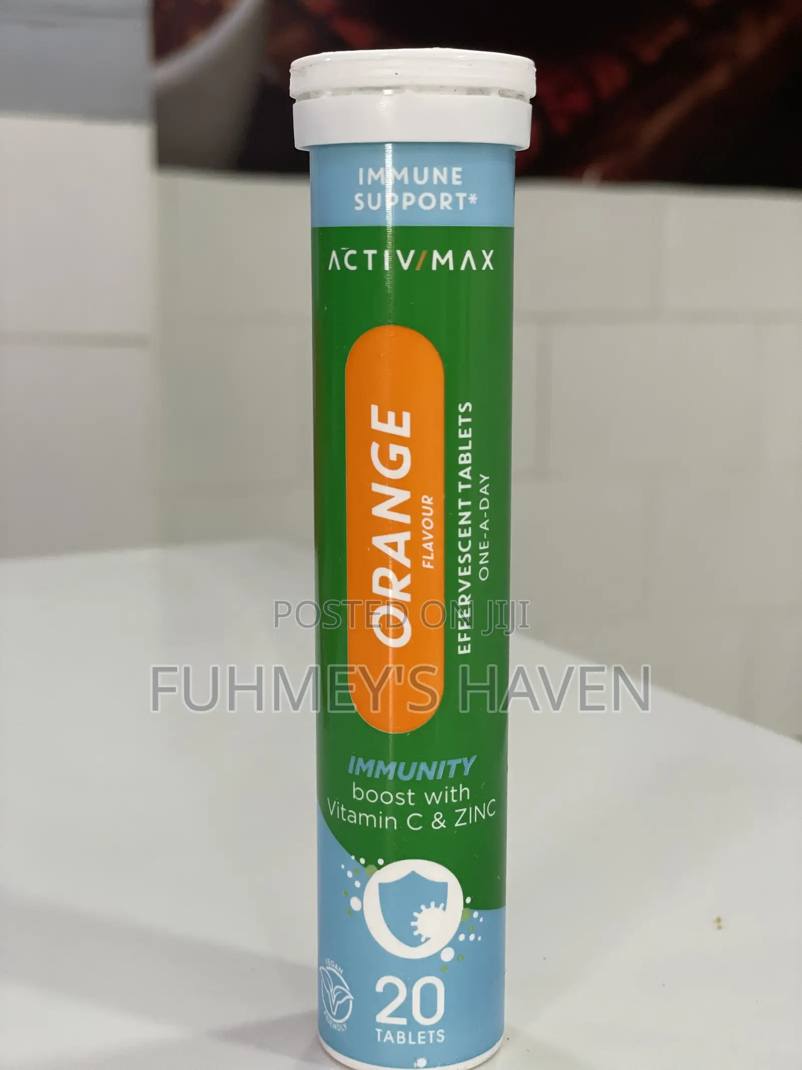 Activ-Max Vitamin C & Zinc Effervescent Tablets (Orange Flavour) - 20s