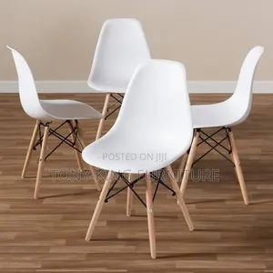 Modern Imported 4-Dining Chair With Strong Wooden Leg