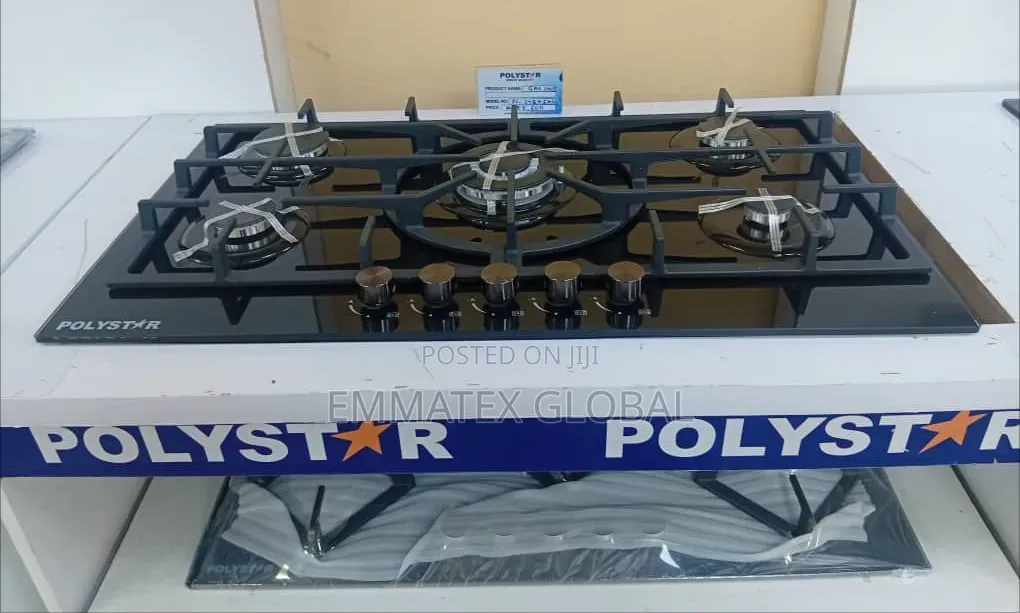 Built-in Polystar 5 Burner Gas Cooker Original