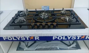 Built-in Polystar 5 Burner Gas Cooker Original