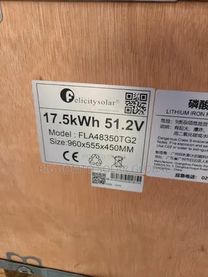 17.5kwh/48v Felicity Lithium Battery