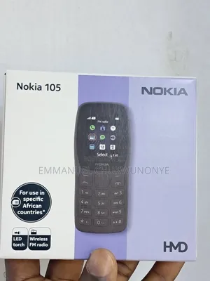 New Nokia 105 Black