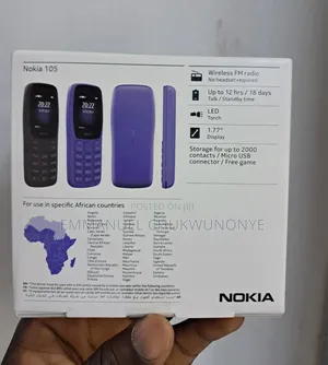 New Nokia 105 Black