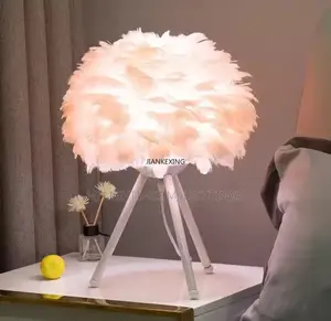 Romantic Cream Wind Feather Tree LED Floor Lamp