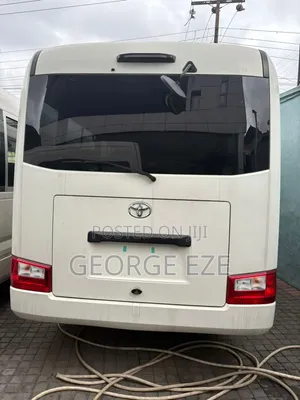 New Toyota Coaster 2025 White