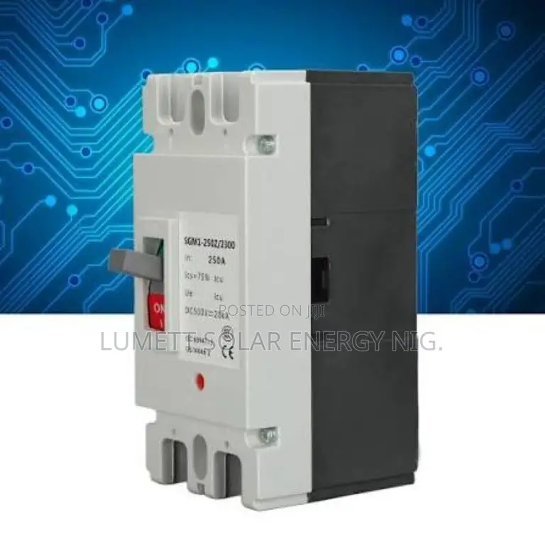Geya 250A DC McCb for Solar & Battery Systems
