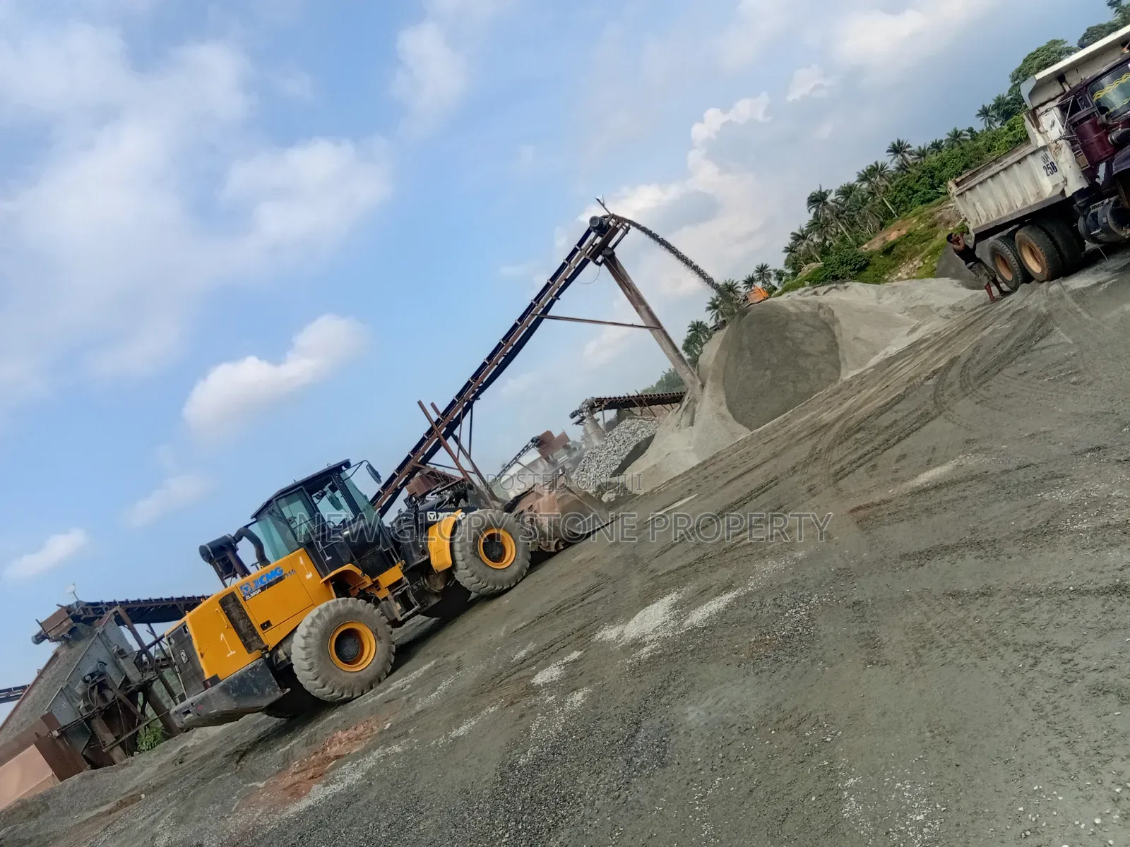 3/4down Granite and Stone Dust and Stone Base