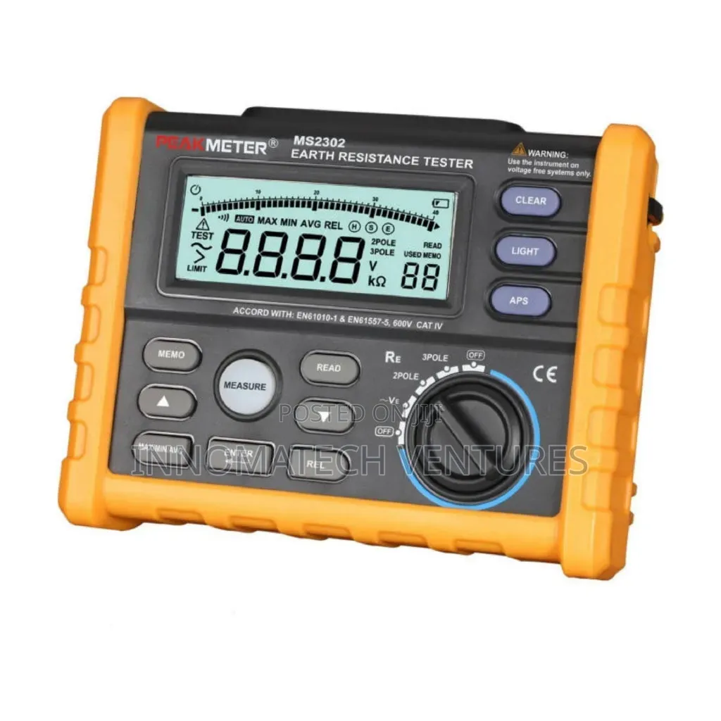 Earth and Ground Resistance Tester