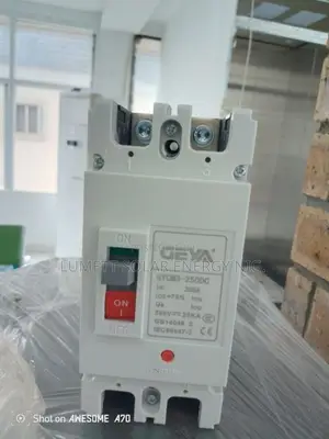 Geya 250A DC McCb for Power Distribution