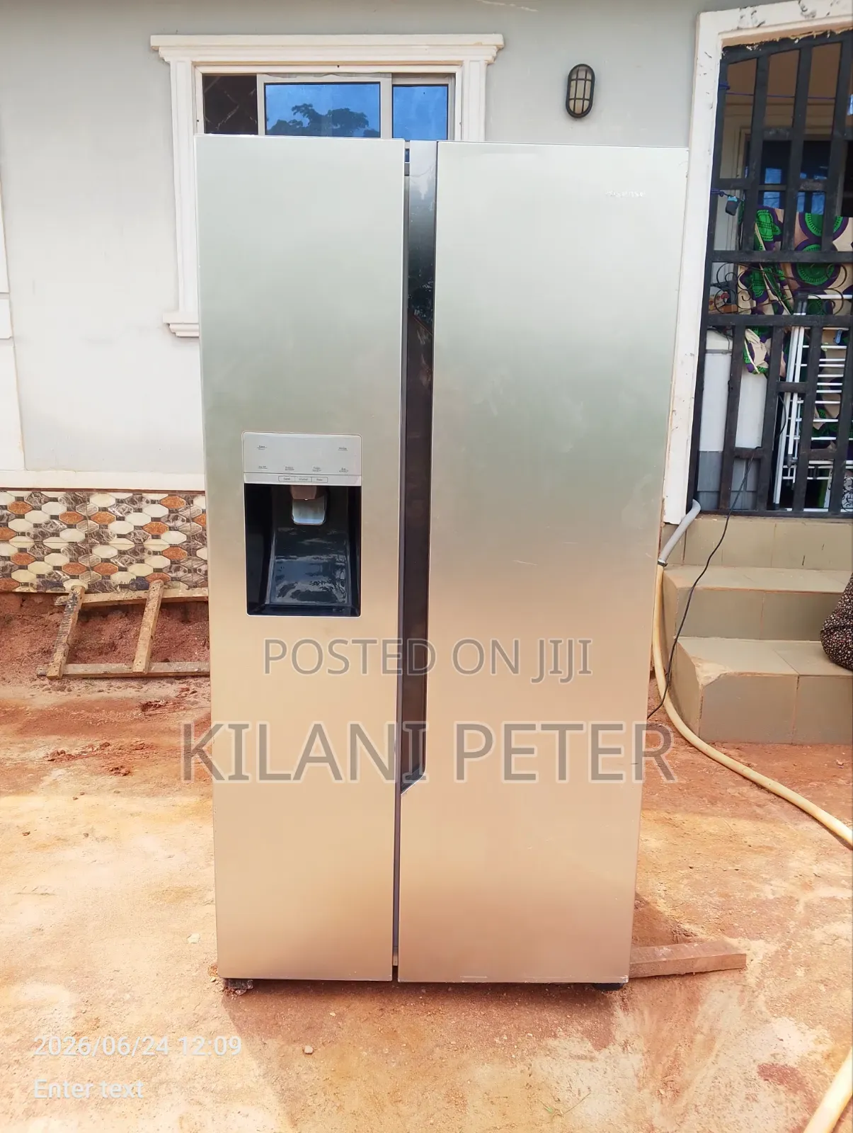 Double Sided Door Hisense Fridge With Ice Machine Maker,