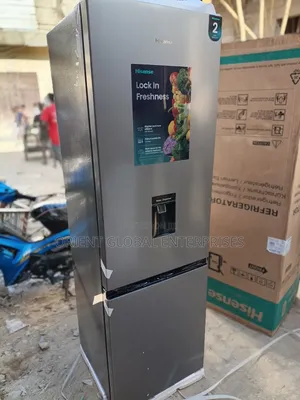 Hisense Dispenser Double Door Fridge and Freezer