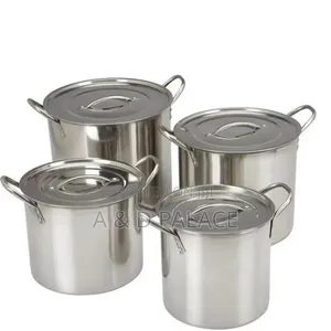 5in1 High Quality Tall Soup Bucket Stock Pot With 3l Whistle Kettle