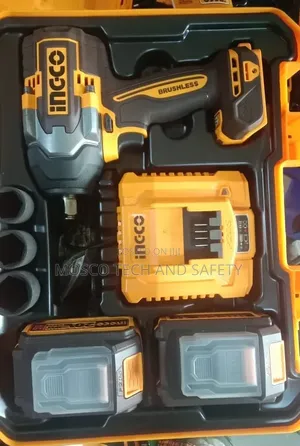 Ingco 20v Brushless Cordless Impact Wrench Kit
