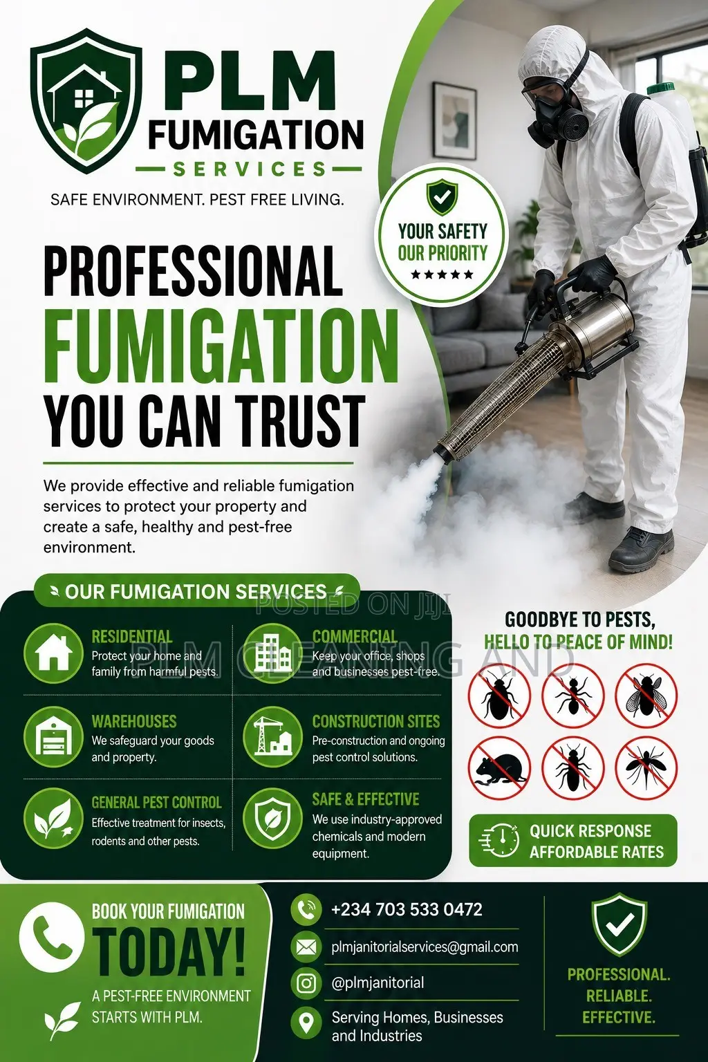 PLM Fumigation and Janitorial Services