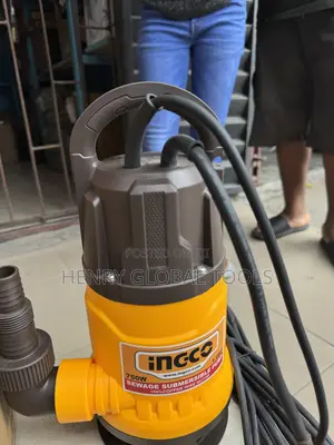 Heavy-Duty INGCO 750W (1HP) Sewage Submersible Water Pump