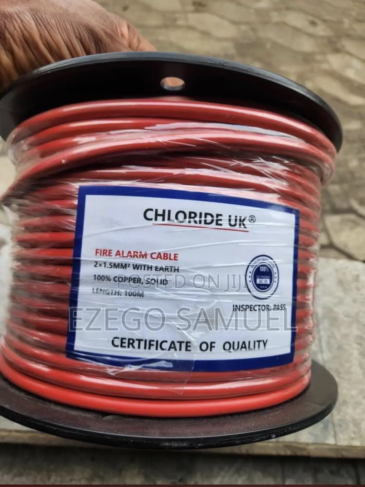 Fire Resistance Cable Pure Copper by 100 Meters