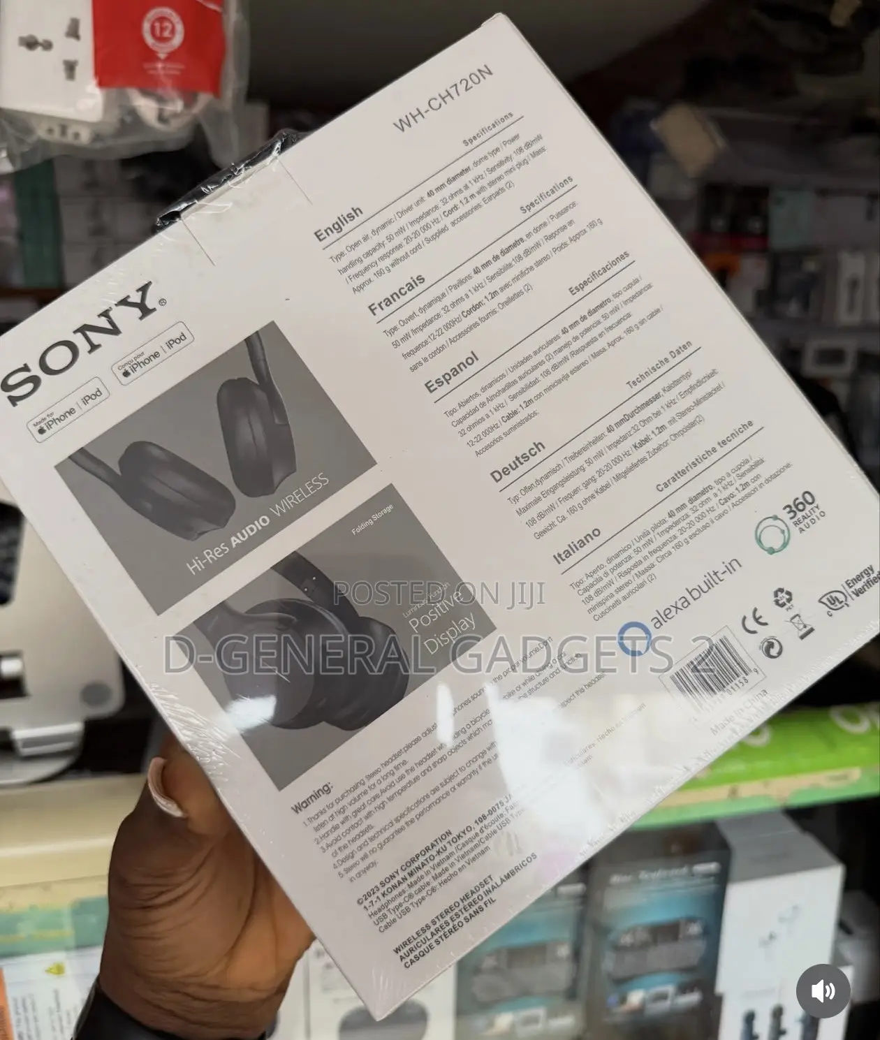 Sony Headphone With Alexa