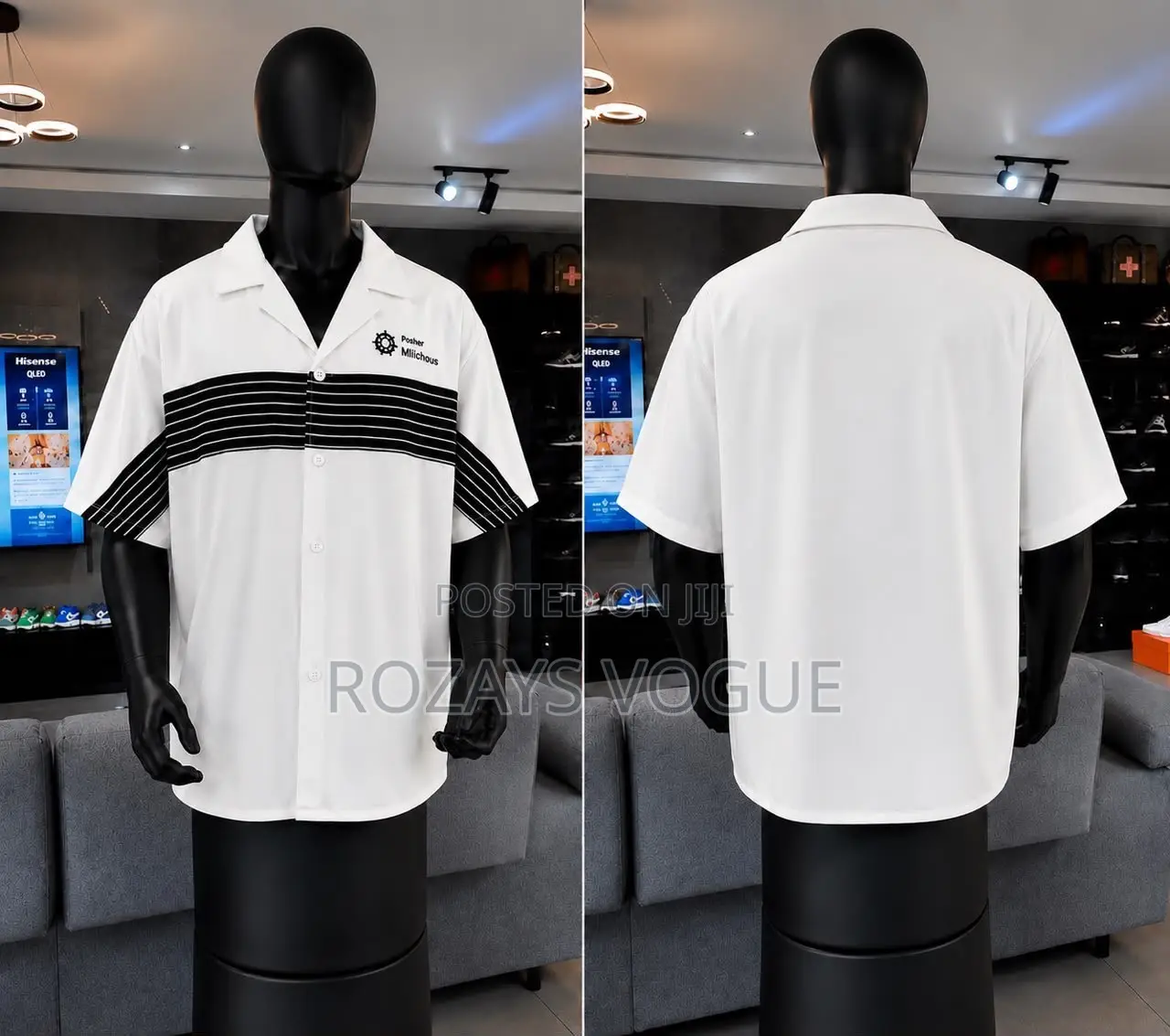 Colar While Shirt