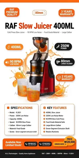 RAF Slow Juicer