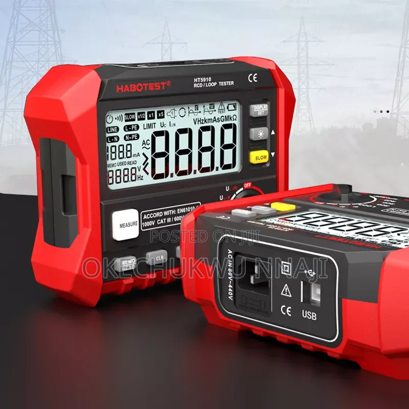 Digital Grounding Earthing Tester 0-4kω,200v Megohmmeter Multimeter