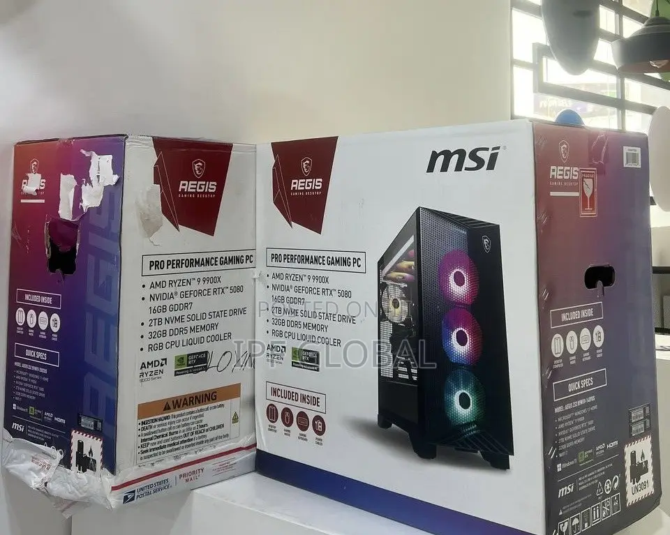 New Desktop Computer MSI 32GB AMD Ryzen 9 SSD 2T