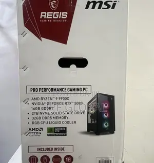 New Desktop Computer MSI 32GB AMD Ryzen 9 SSD 2T