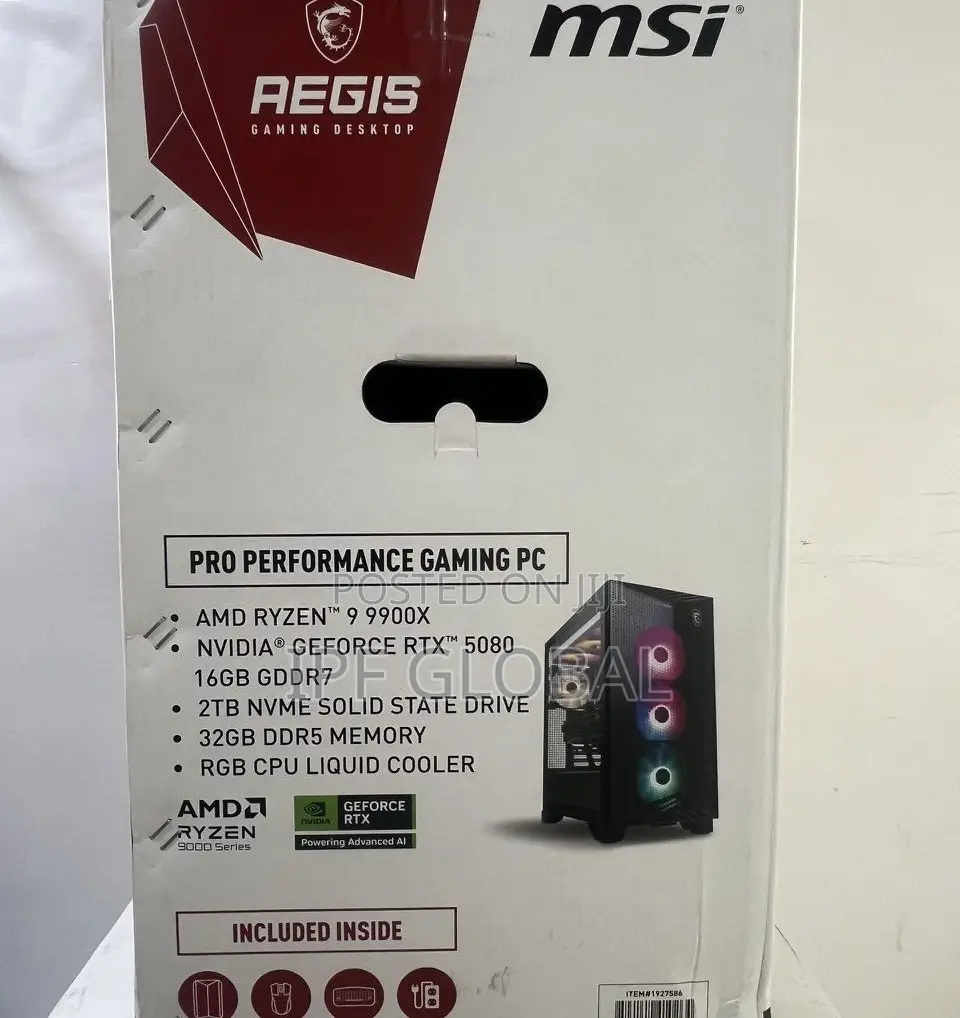 New Desktop Computer MSI 32GB AMD Ryzen 9 SSD 2T