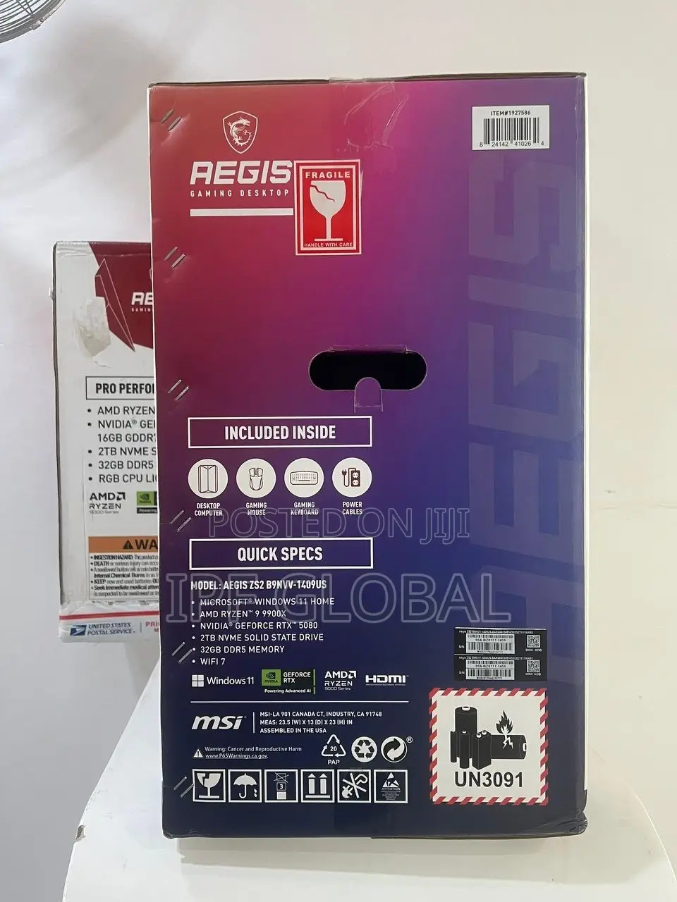 New Desktop Computer MSI 32GB AMD Ryzen 9 SSD 2T