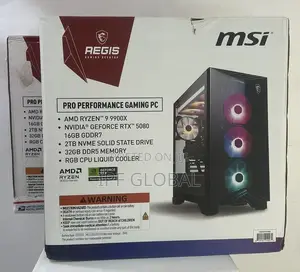 New Desktop Computer MSI 32GB AMD Ryzen 9 SSD 2T