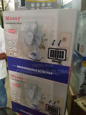 Solar Table Fan