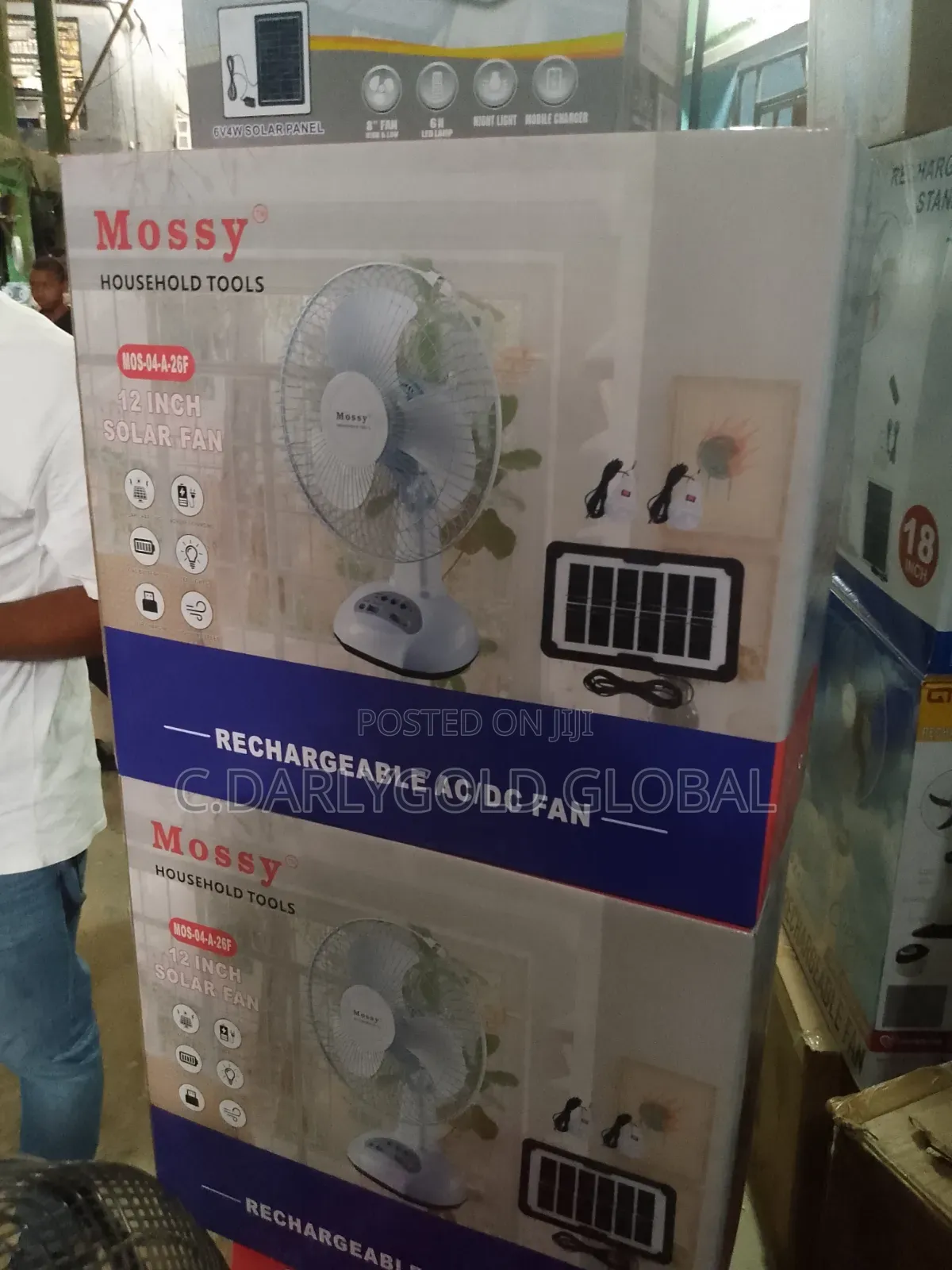 Solar Table Fan