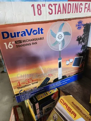 Duravolt 16 Inches 3 in 1 Rechargeable Fan