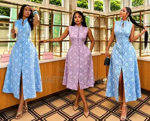 Embroidered Flower Gown