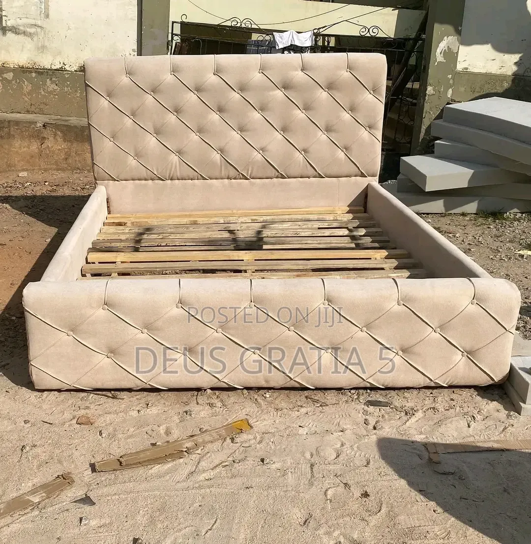 Quality Padded Bedframe With Fabrics