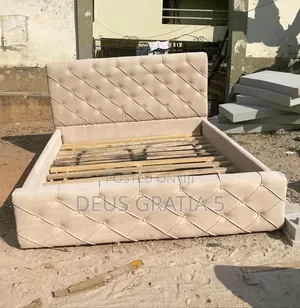Quality Padded Bedframe With Fabrics