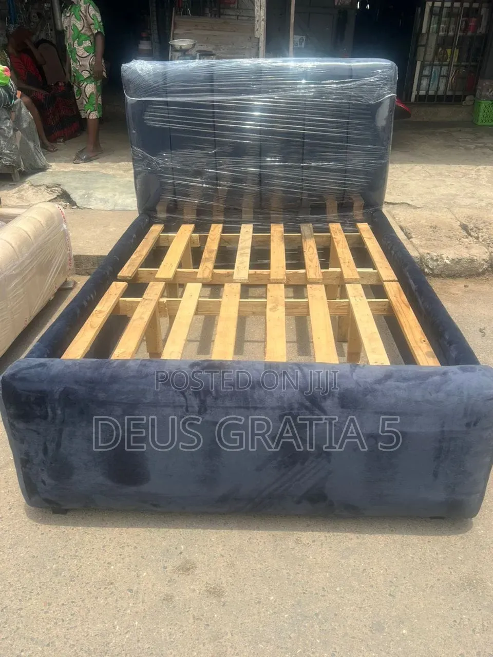 4 by 6 Padded Bedframe With Fabrics