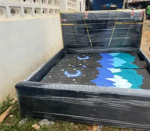 6 by 6 Black Bedframe