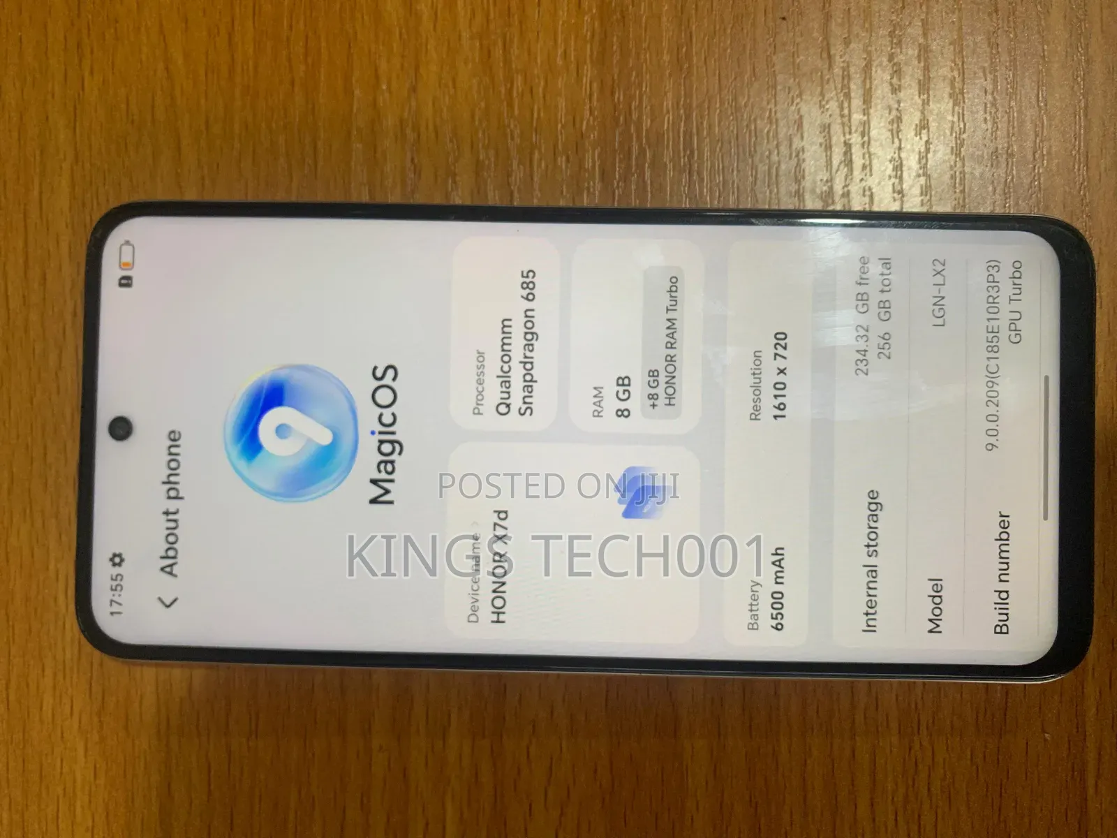 Honor X7d 256 GB Gold
