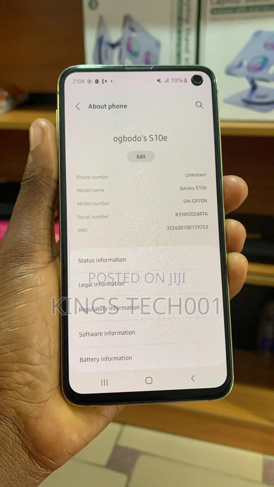 Honor X7d 256 GB Gold