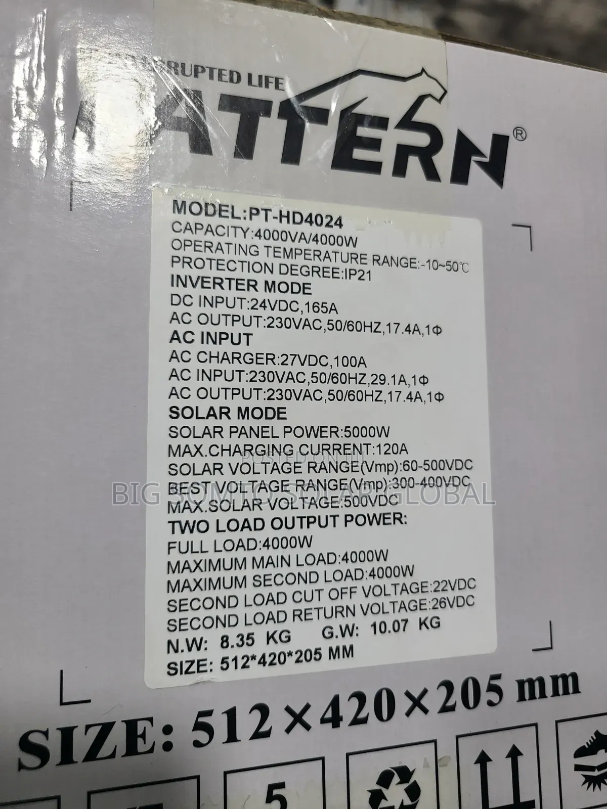 4kva/24v Pattern Hybrid Inverter