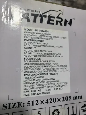 4kva/24v Pattern Hybrid Inverter