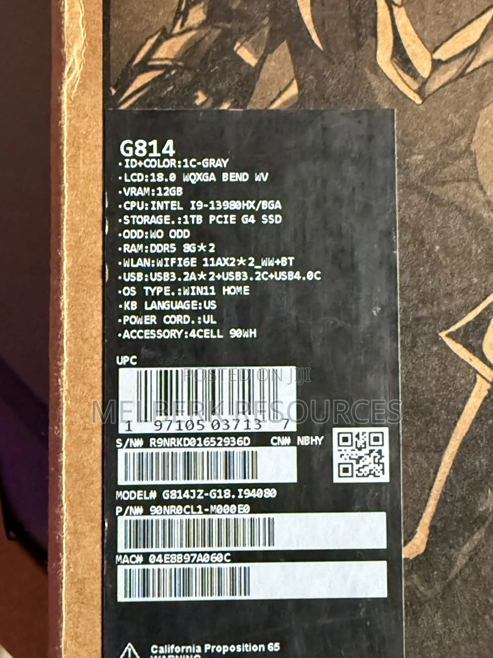 Laptop Asus ROG Strix G18 32GB Intel Core i9 SSD 1T