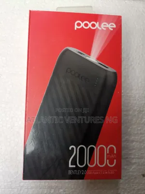 Poolee Bentley 20000mah Power Bank With Led Light