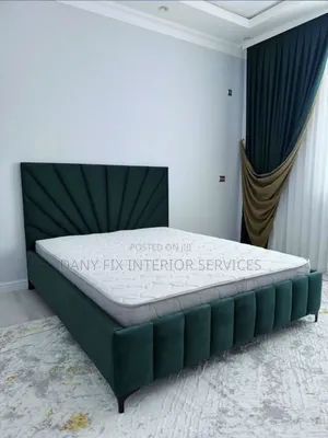 6 by 6 Bedframe  Bubble Type Padded