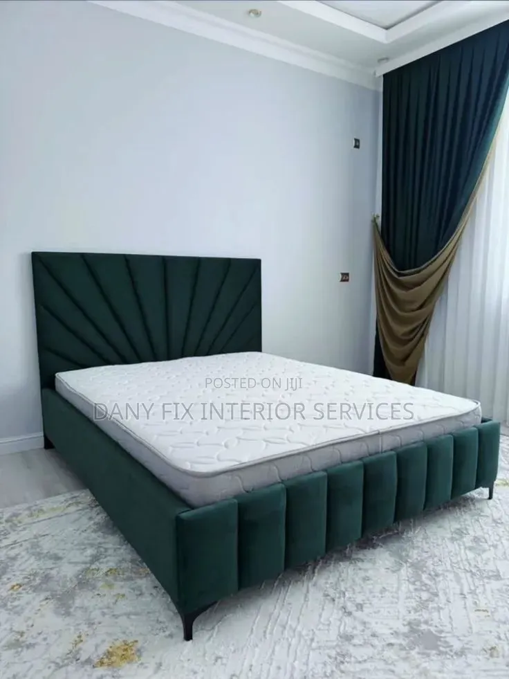 6 by 6 Bedframe  Bubble Type Padded