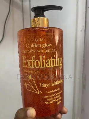 Golden Glow Intensive Whitening Exfoliating Shower Gel 7days Whitenin,